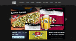 Desktop Screenshot of pizzaluce.com